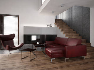 nowoczesny dom dla młodej rodziny, Nova Nova Modern living room