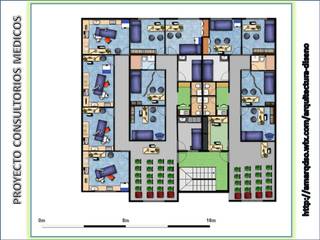 PROYECTO CONSULTORIOS MEDICOS, A.M. ARQUITECTURA +DISEÑO A.M. ARQUITECTURA +DISEÑO Estudios y despachos modernos Granito