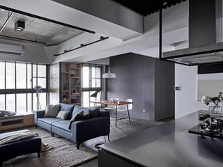 TOUGH INN, 寬度 空間設計整合 寬度 空間設計整合 Salas de estar modernas
