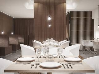 Planung Restaurant, Schuster Innenausbau Schuster Innenausbau Коммерческие помещения Дерево Эффект древесины