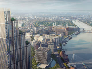 Nine Elms Square, Glass Canvas Glass Canvas Modern houses