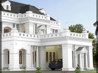 colonial style luxury indian home design _leading Architects in kerala _Arkitecture Studio, Arkitecture studio,Architects,Interior designers,Calicut,Kerala india Arkitecture studio,Architects,Interior designers,Calicut,Kerala india Colonial style house