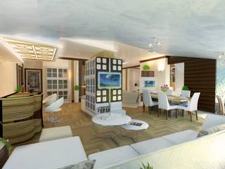 Appartamento 144 - in vendita a Campione d'Italia, Baldantoni Group Baldantoni Group Moderne Wohnzimmer