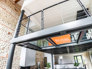 MAISON MAZERES, Hugues Tournier Architecte Hugues Tournier Architecte Moderne woonkamers