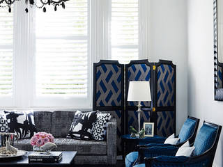 SALAS , Conexo. Conexo. Modern living room Solid Wood Blue
