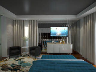 Master Suite Quartos modernos por Tiago Martins - 3D Moderno