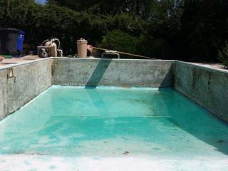 Rehabilitación y renovación de la piscina residencial de Mr. Arthur Hulbert en New Jersey, USA., Avel Benapi Services, dba, ABS Pool Patrol Avel Benapi Services, dba, ABS Pool Patrol