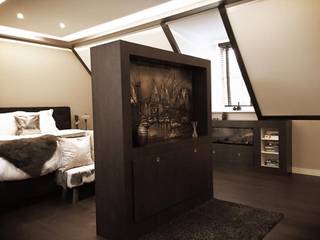 Luxe slaapkamer, Sooph Interieurarchitectuur Sooph Interieurarchitectuur Klassische Schlafzimmer Holz Beige