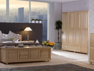 Naturalne meble sosnowe - Kolekcja Klasyczna by Woodica, Woodica Woodica Classic style bedroom Wood Wood effect