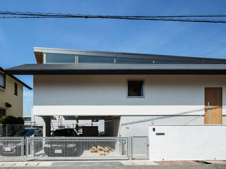 ハスノヤネ Split Roof, y+M design office y+M design office