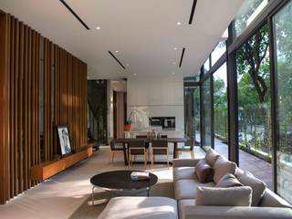 Paterson 3, AR43 Architects Pte Ltd AR43 Architects Pte Ltd Salones modernos