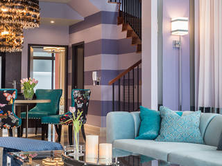 Lavander Luxe, Design Intervention Design Intervention Modern Living Room