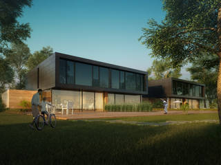 green homes, CIP Architekten Ingenieure CIP Architekten Ingenieure Moderne Häuser Metall Schwarz
