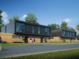 green homes, CIP Architekten Ingenieure CIP Architekten Ingenieure Moderne Häuser Holz Braun