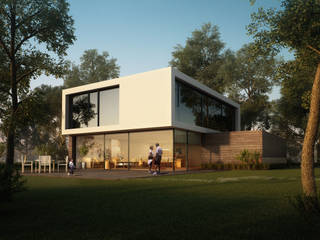 green homes, CIP Architekten Ingenieure CIP Architekten Ingenieure Moderne Häuser Holz Weiß