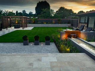 A contemporary industrial garden, Robert Hughes Garden Design Robert Hughes Garden Design Garden Swim baths & ponds