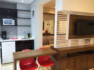 Studio Saúde LILIAN FUGITA ARQUITETURA Cozinhas modernas Madeira Preto