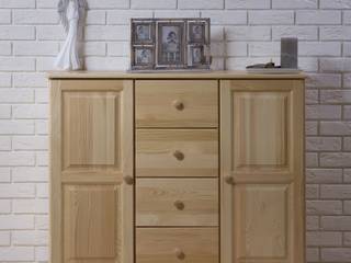 Naturalne meble sosnowe - Kolekcja Klasyczna by Woodica, Woodica Woodica Classic style bedroom Wood Wood effect