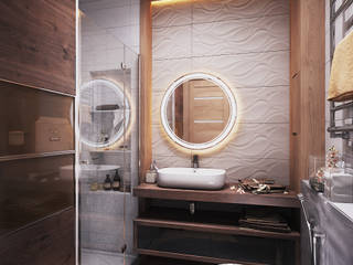 Bathroom Polygon arch&des Scandinavian style bathroom Tiles