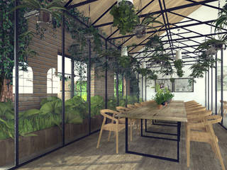 Kuchnia Darwina, Mojmir design Mojmir design Commercial spaces لکڑی Wood effect