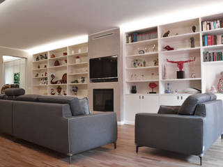 Villa Urbana, DCA Studio - Davide Carelli Architetto DCA Studio - Davide Carelli Architetto Living room