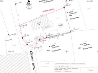 Permis de construire d'une maison individuelle, Crhome Design Crhome Design Дома в стиле модерн