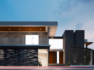 Residencia Contry La Silla, HZH Arquitectura & Diseño HZH Arquitectura & Diseño 모던스타일 주택