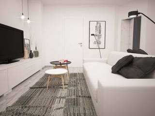 LA LOGGIA HOUSE, LAB16 architettura&design LAB16 architettura&design Minimalist living room