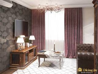 Four room appartment Voronyanskogo st, Студия дизайна интерьера Dking Студия дизайна интерьера Dking Salon classique