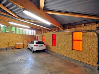 GARAGE "R", Atelier Presle Atelier Presle Modern Garage and Shed Wood Wood effect