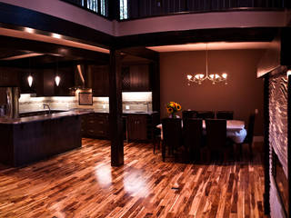 Lakeside Residence, Drafting Your Design Drafting Your Design Cocinas de estilo moderno Derivados de madera Transparente