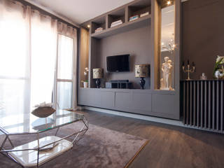 Ristrutturazione appartamento Milano, DemianStagingDesign DemianStagingDesign Modern Living Room