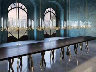 Il Pezzo 3 Endless Chandelier, Il Pezzo Mancante Srl Il Pezzo Mancante Srl Moderne Esszimmer