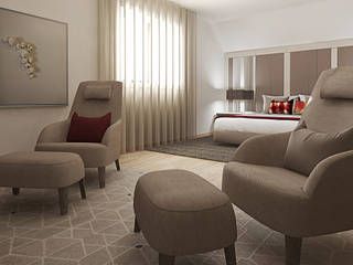 Suite_Firmino, Inside Home Unipessoal LDA. Inside Home Unipessoal LDA. Kamar Tidur Modern Multicolored