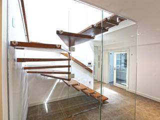 CAM TAŞIYICILI MERDİVEN, MERDİVENEVİ MERDİVENEVİ Stairs Glass