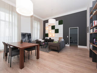 Wohnung, Cordier Innenarchitektur Cordier Innenarchitektur Modern Living Room