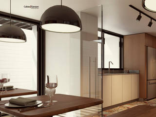 CASA IROTAMA, Cabas/Garzon Arquitectos Cabas/Garzon Arquitectos Moderne Küchen