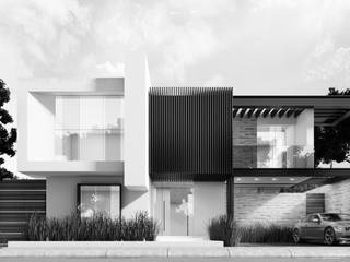 CASA EF, Besana Studio Besana Studio Minimalistische Häuser Weiß