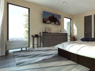 Residencia Guadalajara Jalisco, Grupo La México Grupo La México Modern style bedroom