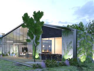Casa Santa Elena, O11ceStudio O11ceStudio 現代房屋設計點子、靈感 & 圖片