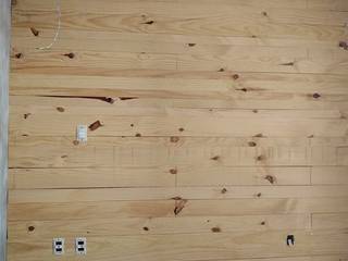 Painel de Pinus , GMT marcenaria GMT marcenaria ห้องนอน ไม้ Wood effect