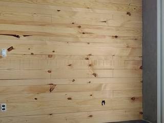 Painel de Pinus , GMT marcenaria GMT marcenaria ห้องนอน ไม้ Wood effect