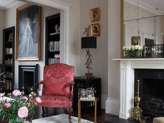 Classic London, MN Design MN Design Ruang Keluarga Klasik
