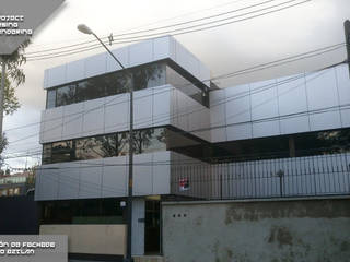 Remodelación Fachada de Colegio, PM ARQUITECTURA Y DISEÑO, S.A. DE C.V. PM ARQUITECTURA Y DISEÑO, S.A. DE C.V. Modern Houses