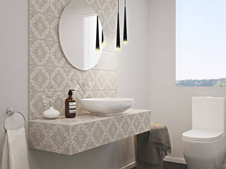 Catalogo Pirrera Cement, olivia Sciuto olivia Sciuto Mediterranean style bathrooms