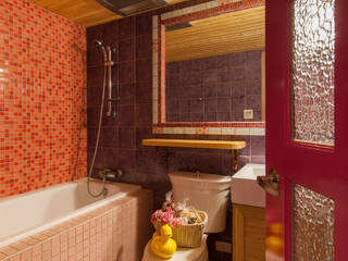 8坪異國日租套房─浪漫, 磨設計 磨設計 Commercial spaces