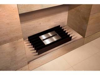 Umrüstung bestehender Kamin in einen Ethanolkamin, RF Design GmbH RF Design GmbH Modern Living Room Iron/Steel Black