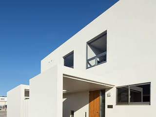 読谷の家, Atelier Square Atelier Square Modern Houses Concrete White