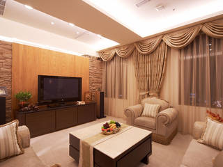 禪風內斂優雅, 名昶室內設計 名昶室內設計 Classic style living room