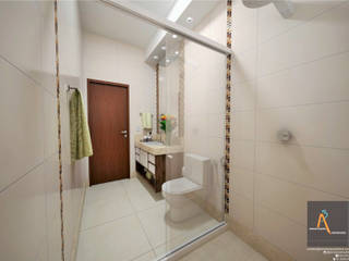 Banheiro Social A|R, Ao Cubo Arquitetura e Interiores Ao Cubo Arquitetura e Interiores Classic style bathroom
